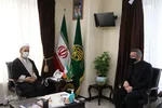 دیدار رئیس جهاد دانشگاهی فارس با تولیت شاهچراغ(ع)‎‎