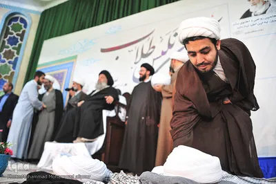 آیین تلبس طلاب مدرسه علمیه فاطمیون اهواز 