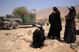 جابه‌جایی مزار شهید جواد رضایی در کازرون