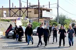 پیاده‌روی جاماندگان اربعین به سوی کربلای ایران