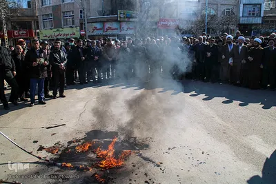 راهپیمایی خشم و انزجار از جنایات اسرائیل در شهرستان اهر