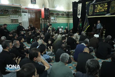 سوگ رضوی در حرم مطهر امامزاده علی بن جعفر(ع) قم