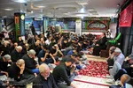 مراسم عزاداری و قرائت زیارت اربعین در حسینیه شهید آل مبارک