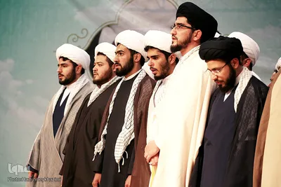 عمامه گذاری طلاب مدارس علمیه ی استان آذربایجان شرقی