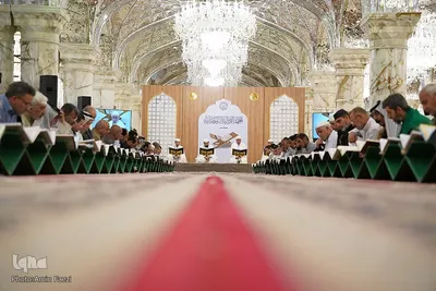 جزءخوانی قرآن در آستان علوی