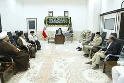 ہندوستانی اور بنگلادیشی علماء کے ساتھ حرم حضرت معصومہ (س) کے متولی کی ملاقات