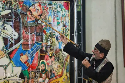 عرض ارادت اهالی فرهنگ و هنر آذربایجان شرقی به اباعبدالله الحسین(ع)‎