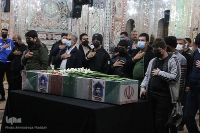 پیکر مطهر شهید حبیب الله حقیقی مهمان آستان مقدس سید علاءالدین حسین(ع)‎‎
