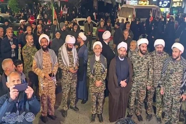 بیست و پنجمین شب تجمع مردم ولایتمدار و انقلابی شهرستان بابلسر‌