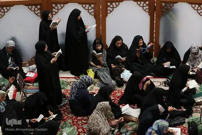 مراسم قرائت دعای پرفیض عرفه در حرم مطهر حضرت شاهچراغ(ع) شیراز