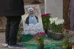 حال و هوای گلستان شهدای اصفهان در آخرین پنجشنبه سال