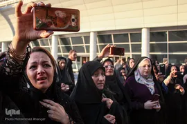 مراسم بدرقه شهید ۴ساله حادثه تروریستی اهواز