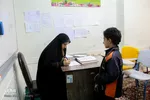 رقابت دانش‌آموزان دختردر آزمون حفظ جزء سی‌ام