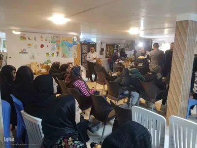 افتتاحیه نمایشگاه گروهی آثار هنرهای تجسمی "حلقه هنرمندان" در اهر