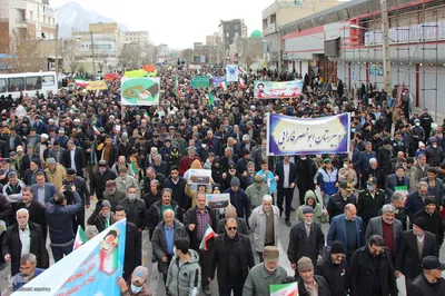 راهپیمایی ۲۲ بهمن در همدان