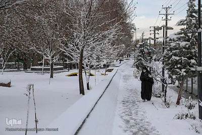 اولین برف زمستانی همدان‎‎
