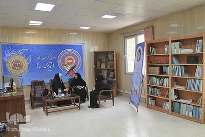 حضور سنا منبوهي نخبه قرآني در تحريريه ايكناي خوزستان 
