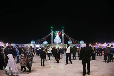 مسجد مقدس جمکران در شب ولادت امام زمان