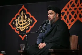 مراسم عزاداری شب تاسوعا در حسینیه امام خمینی(ره)
