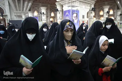 مراسم تجدید میثاق جامعه قرآنی با آرمان‌های بنیانگذار کبیر انقلاب اسلامی