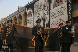 سیاه‌پوشی حرم مطهر حضرت شاهچراغ(ع)