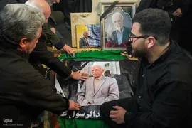 مراسم خاک سپاری خادم‌القرآن عبدالرسول عبایی