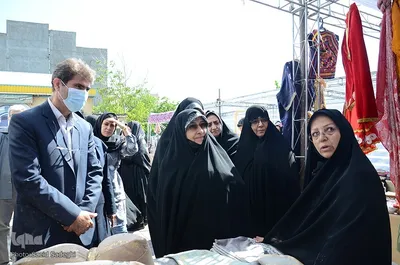 بازدید معاون رئیس جمهور در امور زنان و خانواده از نمایشگاه طرح ملی توسعه مشاغل خانگی‎‎