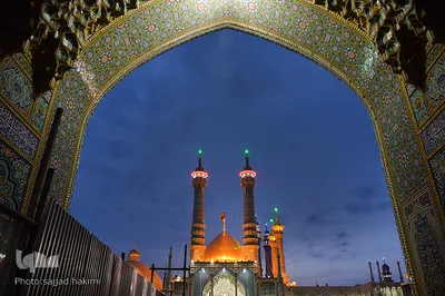 یه گزارش از مراسم عزاداری سالروز  شهادت حضرت معصومه(س)