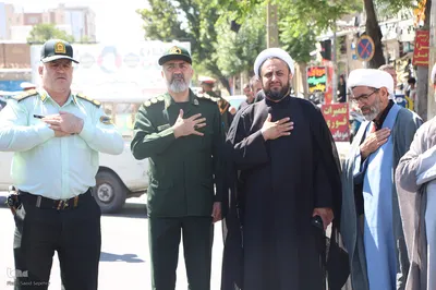 دسته عزاداری در ملایر
