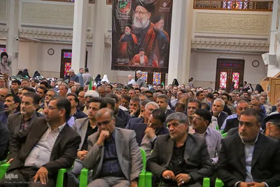مراسم بزرگداشت دومین سالگرد شهادت شهید جمهور در شاهچراغ(ع)
