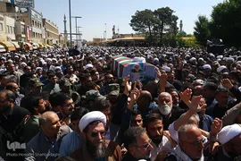 مراسم تشییع پیکر شهید آیت‌الله سلیمانی در شهر مقدس قم
