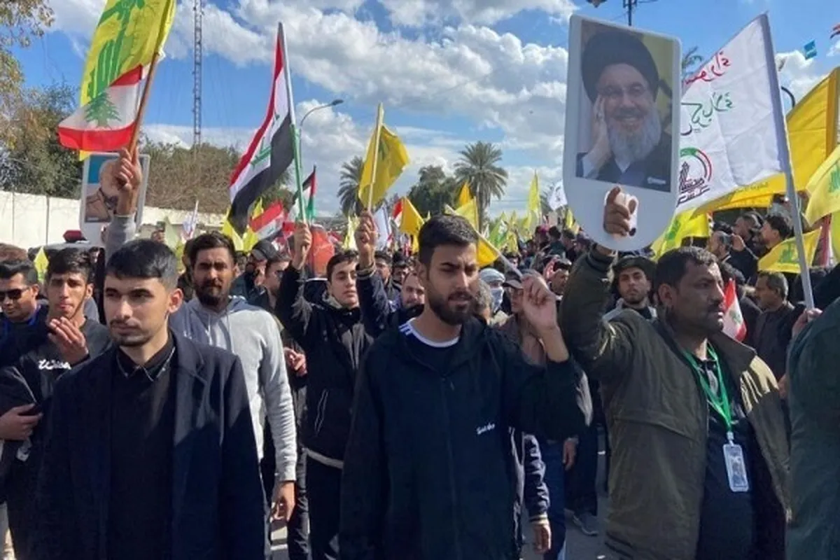 Jana'iza daga nesa ta shahid Nasrallah da Safi al-Din a kasashe daban-daban