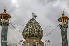 آیین تعویض پرچم آستان مقدس حضرت سید علاءالدین حسین(علیه السلام)‎‎