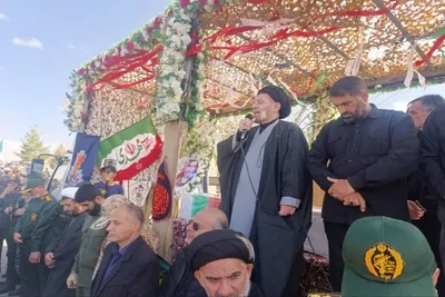 مراسم تشییع پیکر شهید سردار «محمدحسین صوفی»