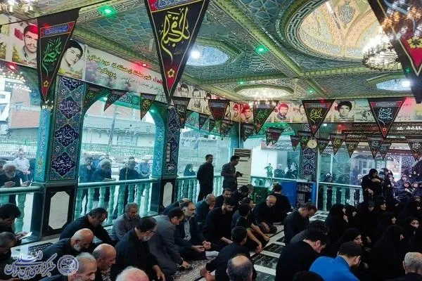 آیین تشییع پیکر مادر شهیدان رستم زاده گنجی در بابل
