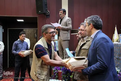 نشست خبری احمدرضا متالهی اردکانی، شهردار و مسعود نوریان اردکانی، رییس شورای اسلامی شهر اردکان