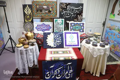 نمایشگاه صنایعی دستی در موسسه خیریه چهارده معصوم اهواز عکاس محمد محمدعلی پور