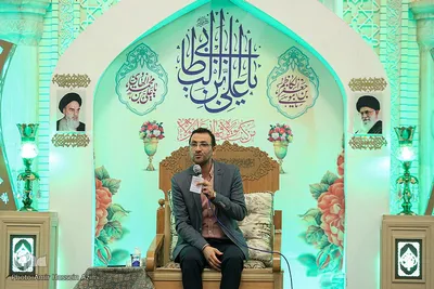 مراسم شب ولادت امام موسی کاظم(ع) در حرم مطهر
