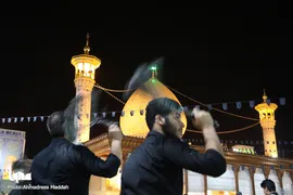 مراسم سوگواری حسینی در حرم حضرت شاهچراغ(ع)