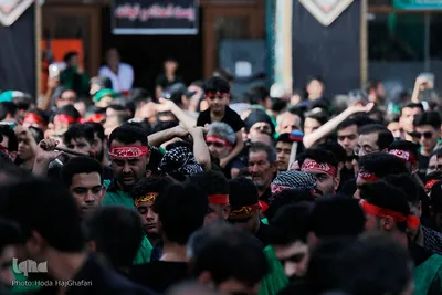 دسته عزاداری سادات چهل اختران در روز یازدهم محرم