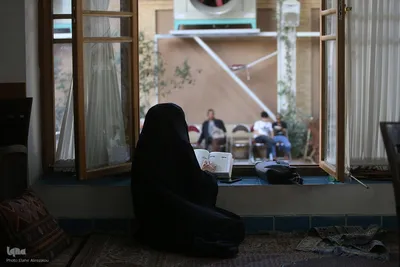 جزء خوانی قرآن کریم در خانه موزه شهید مدرس