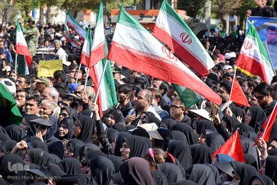 مراسم تشییع پیکرهای مطهر شهدای جنایت تروریستی اهواز