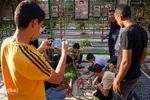 گلباران قبور شهدا‎