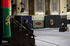 مراسم عزاداری شب عاشورای حسینی(ع) در حسینیه امام خمینی