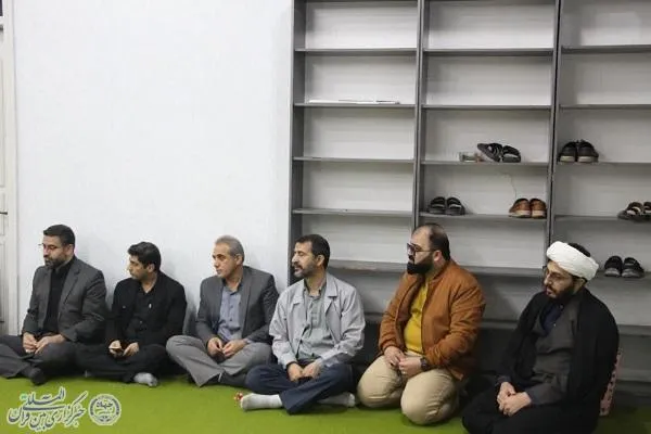 آیین وداع با پیکر شهید گمنام در اداه کل تبلیغات اسلامی مازندران