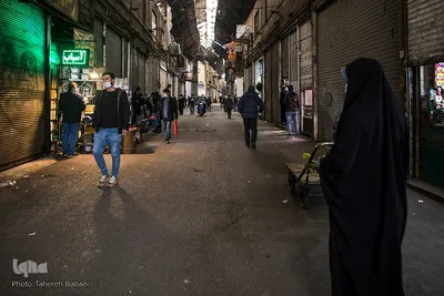 بازار تهران در قرنطینه