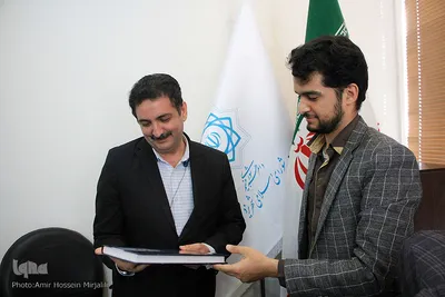 نشست خبری حمیدرضا قمی سخنگوی شورای اسلامی شهر یزد