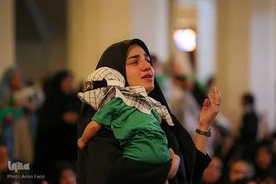 مراسم شیرخوارگان در حرم مطهر شاهچراغ(ع)