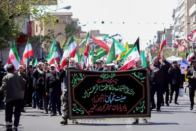تهران در سوگ چهلمین روز شهادت رهبر شهید انقلاب اسلامی