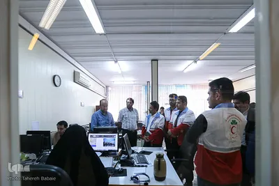 بازدید جوانان هلال احمر از ایکنا
